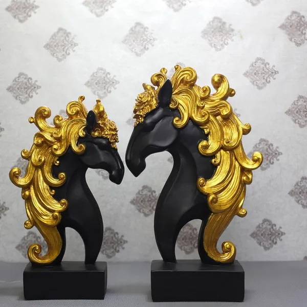 Elegant_Black_and_Gold_Horse_Statues_-_Majestic_Decorative_Accents_for_Home_and_Office