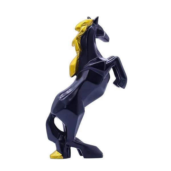 Geometric_Black_Horse_Statue_with_Golden_Mane_-_Modern_Decorative_Art_for_Home_and_Office