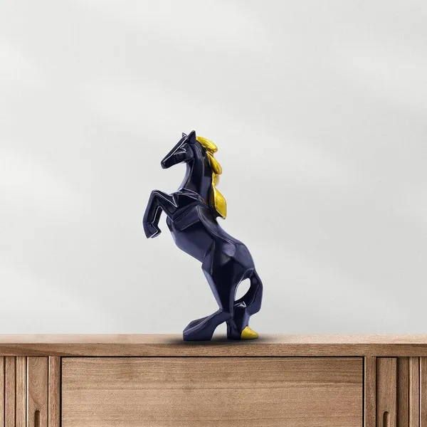 Geometric_Black_Horse_Statue_with_Golden_Mane_-_Modern_Decorative_Art_for_Home_and_Office
