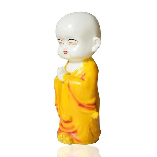Meditating_Buddha_Monk_Statue_Decorative_Baby_Monk_Doll_Showpiece_for_Home_Decor_and_Office_(10_x_10_x_25_Centimeters)_(Yellow)