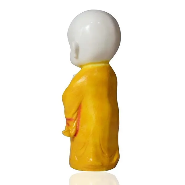 Meditating_Buddha_Monk_Statue_Decorative_Baby_Monk_Doll_Showpiece_for_Home_Decor_and_Office_(10_x_10_x_25_Centimeters)_(Yellow)