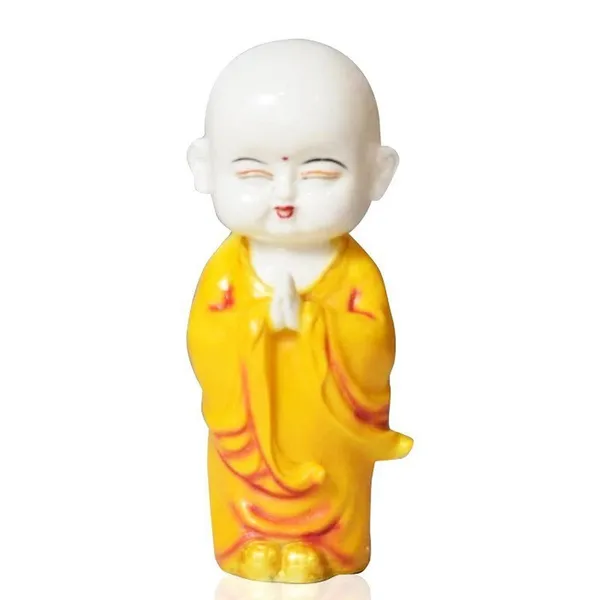 Meditating_Buddha_Monk_Statue_Decorative_Baby_Monk_Doll_Showpiece_for_Home_Decor_and_Office_(10_x_10_x_25_Centimeters)_(Yellow)