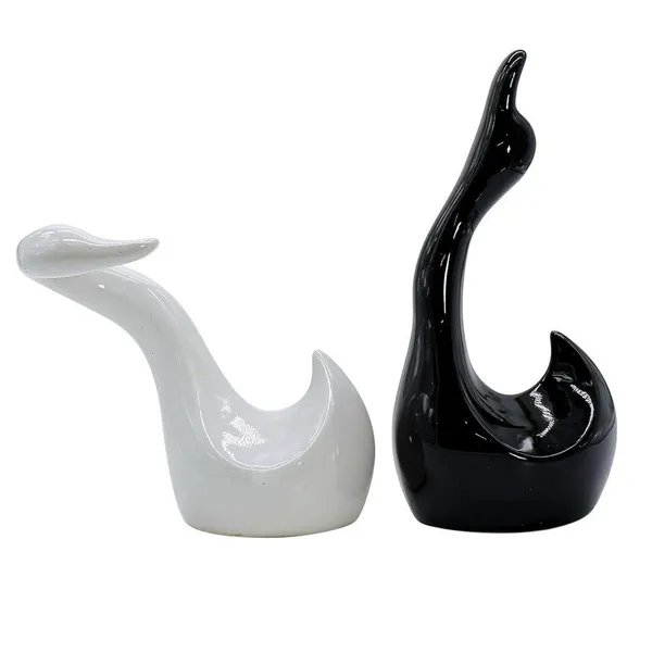 Black_&_White_Swan_Sculpture_Duo_-_Elegant_Modern_Decor_Accent