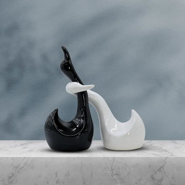 Black_&_White_Swan_Sculpture_Duo_-_Elegant_Modern_Decor_Accent