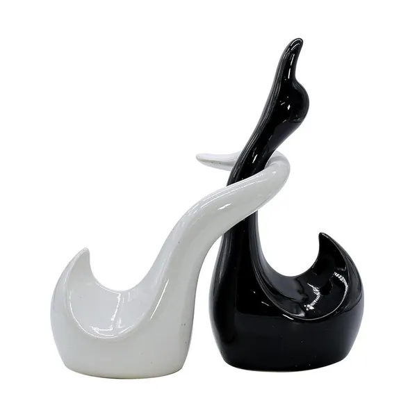 Black_&_White_Swan_Sculpture_Duo_-_Elegant_Modern_Decor_Accent