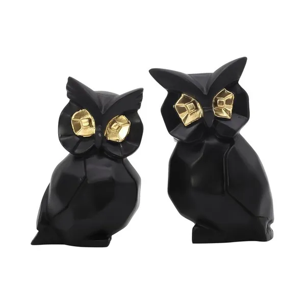 Modern_Black_Owl_Figurine_Duo_-_Gold-Eyed_Sculptural_Home_Decor
