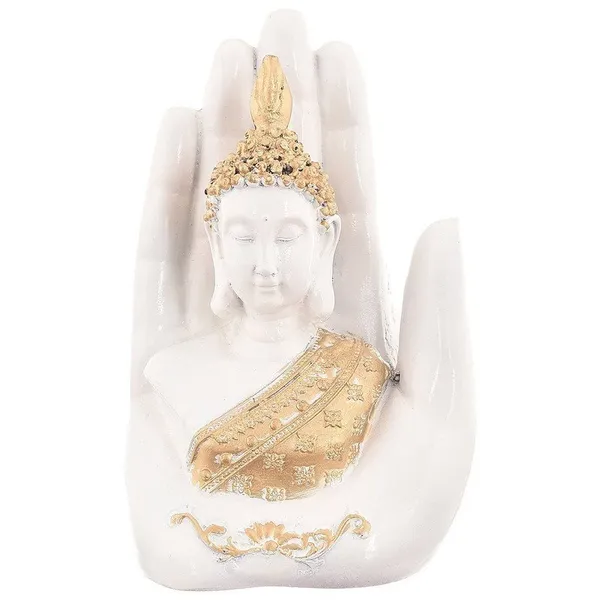 Polyresin_Hand_Palm_Buddha_Idol_Showpieces_for_Living_Room,Gifting_&_Decoration_Item_for_Home_decor,Table_Decorations(White_Buddha)