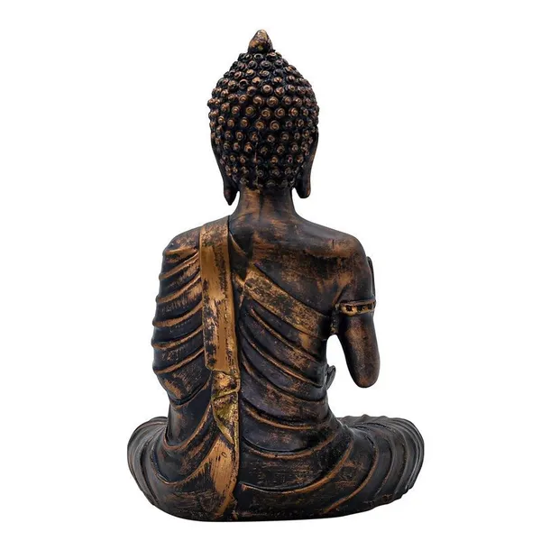 Meditation_Buddha_Statue_with_Lotus_Bowl_for_Office_Decor,_Bronze_Antique_Finish,_24.1_x_16.5_cm