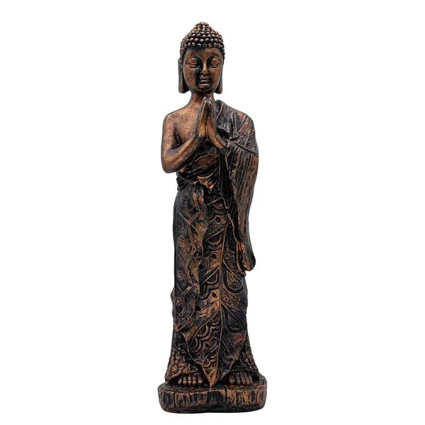 Standing_Buddha_Statue_Showpiece,_36.8_cm_x_11.4_cm,_Meditation_Pose,_Home_Decor