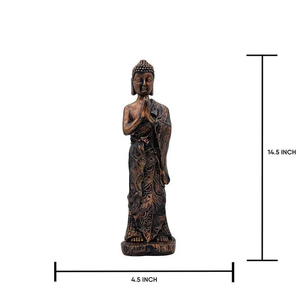 Standing_Buddha_Statue_Showpiece,_36.8_cm_x_11.4_cm,_Meditation_Pose,_Home_Decor