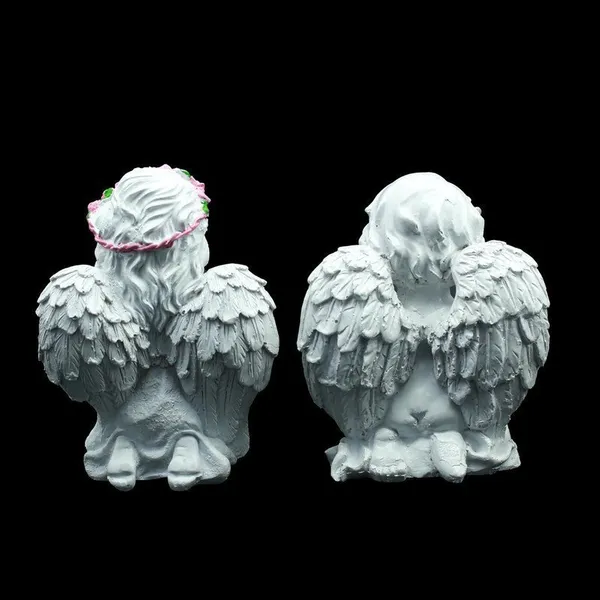 Decorative_Angel_Figurines_Set_of_2,_White_Praying_Angels_with_Wings,_6_Inch_Height,_Garden_Home_Decor