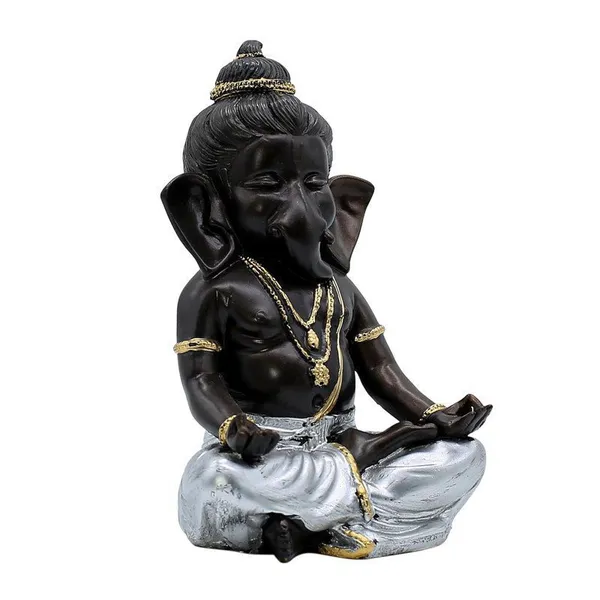 Ganesha_Idol_for_Home_Decor_|_Black_&_Silver_Meditating_Ganpati_Statue_|_Polyresin_Ganesh_Murti_for_Pooja_Room,_Office,_Car_Dashboard_&_Gift_6_Inch