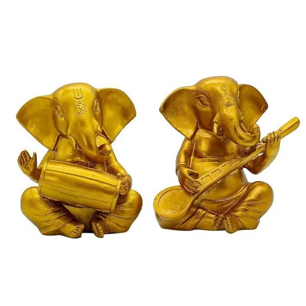 Set_of_2_Musical_Ganesha_Idols_|_Golden_Ganpati_Playing_Tabla_&_Sitar_|_Polyresin_Ganesh_Statue_for_Home_Decor,_Pooja_Room,_Office_&_Festive_Gift