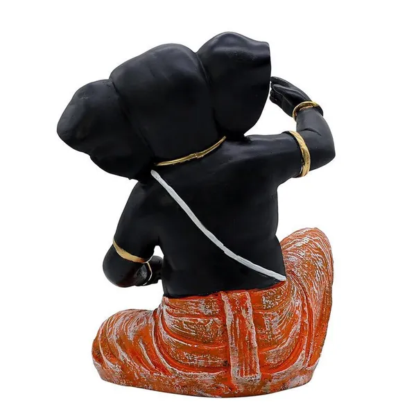 Black_Ganesha_Idol_with_Orange_Dhoti_|_Polyresin_Ganpati_Statue_for_Home_Decor,_Pooja_Room,_Office_&_Festive_Gift_|_Decorative_Ganesh_Murti_6_Inch