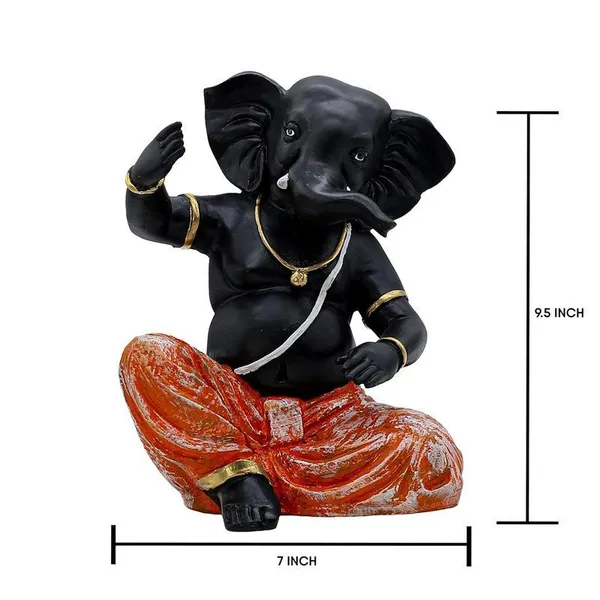 Black_Ganesha_Idol_with_Orange_Dhoti_|_Polyresin_Ganpati_Statue_for_Home_Decor,_Pooja_Room,_Office_&_Festive_Gift_|_Decorative_Ganesh_Murti_6_Inch