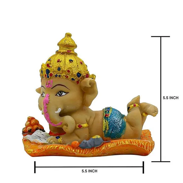 Cute_Baby_Ganesha_Idol_Reading_Book_|_5.5_Inch_Colorful_Polyresin_Ganpati_Statue_for_Home_Decor,_Study_Table,_Kids_Room_&_Gift_|_Decorative_Bal_Ganesha_Murti