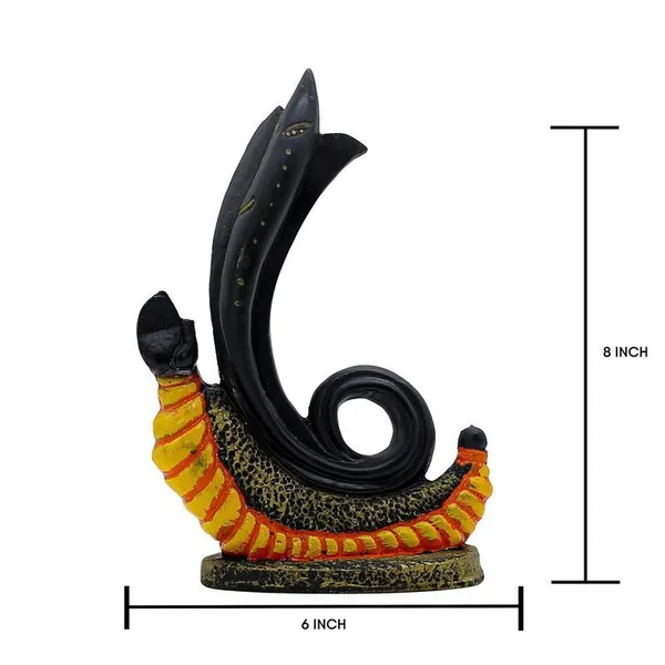 Abstract_Shivling_Design_with_Trishul_&_Snake_|_Black_&_Orange_Polyresin_Shiva_Idol_for_Home,_Office_Desk,_Meditation_Corner_&_Gift_|_Decorative_Mahadev_Statue_6_Inch