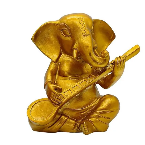 Golden_Ganesha_Idol_Playing_Sitar_|_Musical_Ganpati_Statue_in_Polyresin_for_Home_Decor,_Pooja_Room,_Car_Dashboard_&_Festive_Gift_|_Decorative_Ganesh_Murti_5_Inch