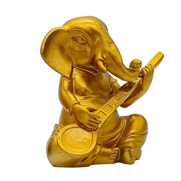 Golden_Ganesha_Idol_Playing_Sitar_|_Musical_Ganpati_Statue_in_Polyresin_for_Home_Decor,_Pooja_Room,_Car_Dashboard_&_Festive_Gift_|_Decorative_Ganesh_Murti_5_Inch