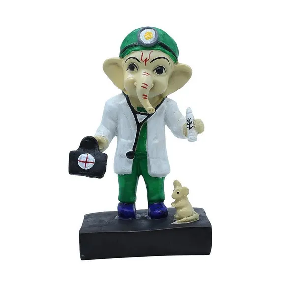 Doctor_Ganesha_Idol_Lord_Ganpati_Statue_in_Doctor_Avatar_with_Mouse_Polyresin_Showpiece_for_Home,_Clinic,_Hospital,_Gift_for_Doctors_8_Inch