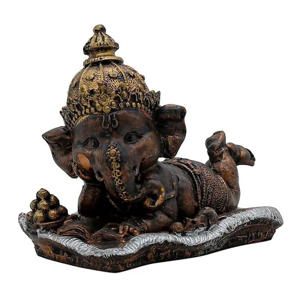 Ganesha_on_Conch_Shell_Statue_-_Metal_Gold_Accents_Decorative_Figurine_for_Pooja_Room_&_Meditation