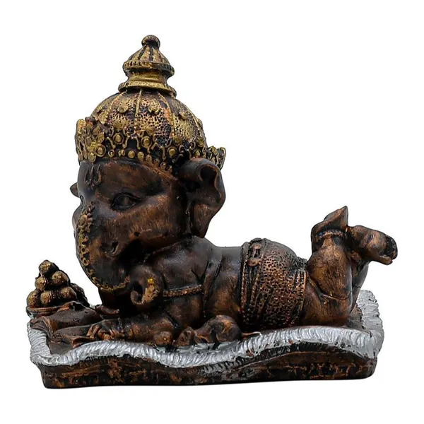 Ganesha_on_Conch_Shell_Statue_-_Metal_Gold_Accents_Decorative_Figurine_for_Pooja_Room_&_Meditation