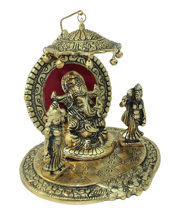 Golden_Ganesha_Statue_with_Riddhi_Siddhi_-_Brass_-_Showpiece_for_Home_Decor_&_Gifting