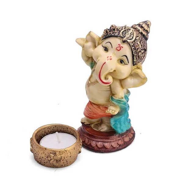 Ganesha_Statue_with_Riddhi_Siddhi_-_Brass,_Golden_Finish,_3_Inches