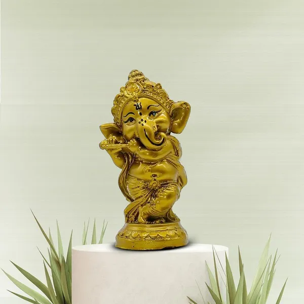 Handcrafted_Resin_Ganesha_Flute_Playing_Statue_Gold_Baby_Ganesh_Idol_for_Home_Decor