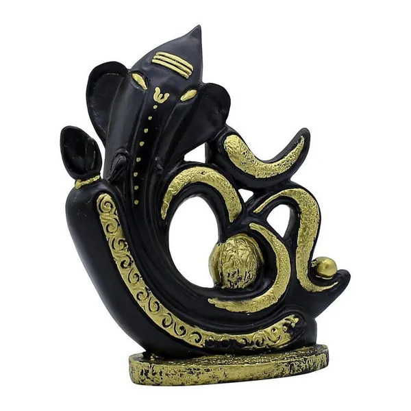 Black_&_Gold_Resin_Ganesha_Statue_with_OM_Script_Decorative_Puja_Room_&_Home_Idol