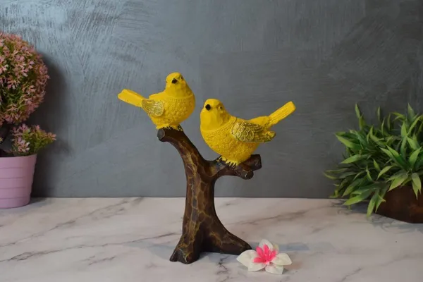 Decorative_Bird_Statue_-_Yellow_Birds_on_Branch_-_Tabletop_Decoration_-_Home_Decor_Accent