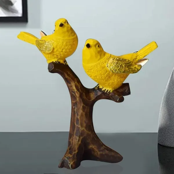 Decorative_Bird_Statue_-_Yellow_Birds_on_Branch_-_Tabletop_Decoration_-_Home_Decor_Accent