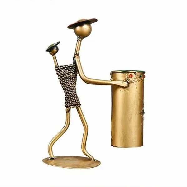 Decorative_Metal_Lady_Baby_Pen_Stand_|_Handcrafted_Desk_Organizer_&_Art_Showpiece_|_Perfect_Gift_for_Home,_Office_&_Study_Table