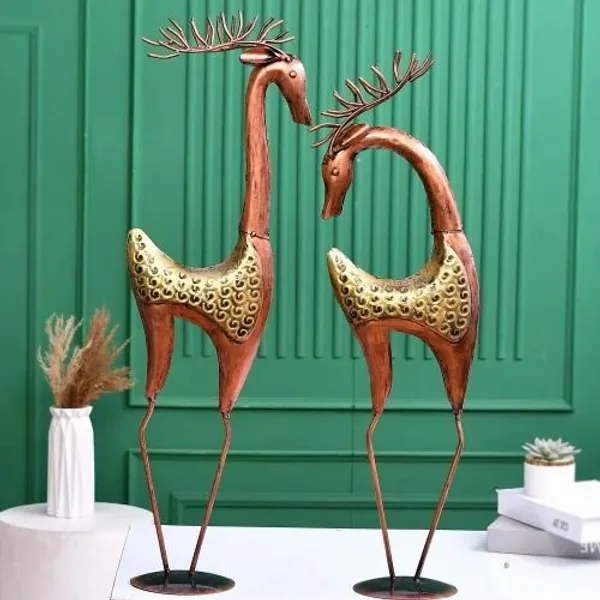 Metal_2_Deer_Set_|_Handmade_Decorative_Deer_Sculptures_for_Living_Room,_Table_&_Shelf_decor_|_Premium_Artistic_Metal_Craft_Gift_Item