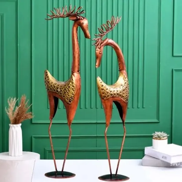 Metal_2_Deer_Set_|_Handmade_Decorative_Deer_Sculptures_for_Living_Room,_Table_&_Shelf_decor_|_Premium_Artistic_Metal_Craft_Gift_Item