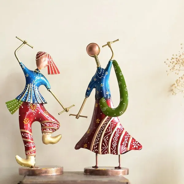 Table_Top_Metal_Dandiya_Couple_Blue_|_Handcrafted_Decorative_Showpiece_for_Home_&_Office_decor_|_Artistic_Rajasthani_Folk_Dance_Figurine