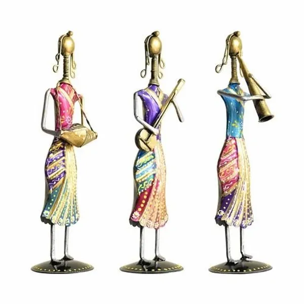 Handcrafted_Metal_Standing_Lady_Musician_|_Elegant_Decorative_Showpiece_for_Home_&_Office_decor_|_Artistic_Rajasthani_Folk_Art_Figurine