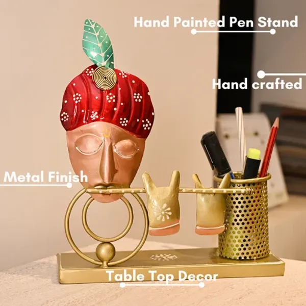 Handcrafted_Metal_Krishna_Pen_Stand_|_Decorative_Desk_Organizer_for_Home_&_Office_|_Artistic_Lord_Krishna_Showpiece_Gift_Item