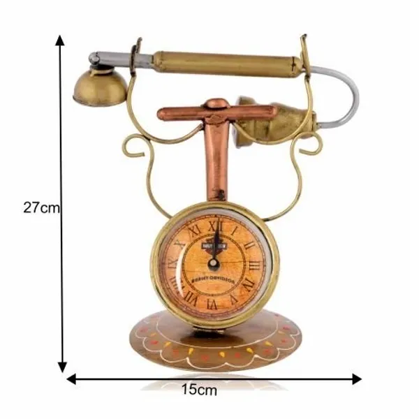 Handcrafted_Metal_Antique_Telephone_with_Clock_|_Classic_Vintage_Home_Decoration_Piece_|_Unique_Table_Clock_&_Retro_Showpiece