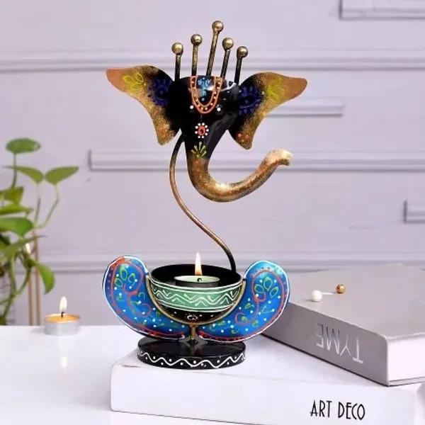 Decorative_Metal_Black_Ganesh_T_Lite_Holder_|_Elegant_Handcrafted_Tea_Light_Candle_Stand_for_Home_&_Office_Decor