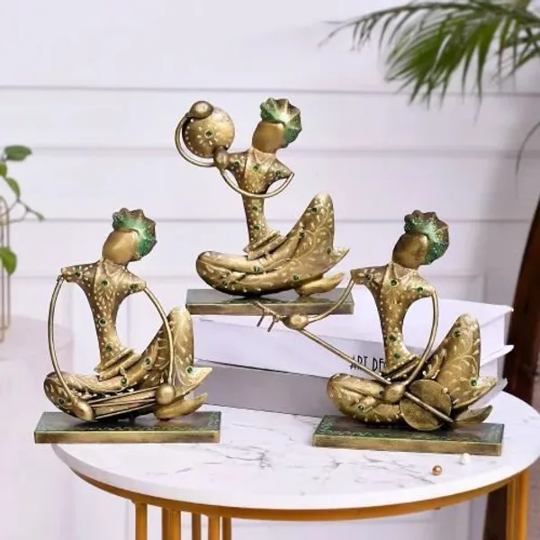 Metal_Decorative_Antique_Nagpuri_Musician_Set_|_Handcrafted_Table_Showpiece_for_Home_&_Office_decor