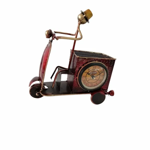 Metal_Red_Scooter_Pen_Holder_|_Handcrafted_Desk_Organizer_|_Unique_Decorative_Stationery_Stand_for_Home_&_Office