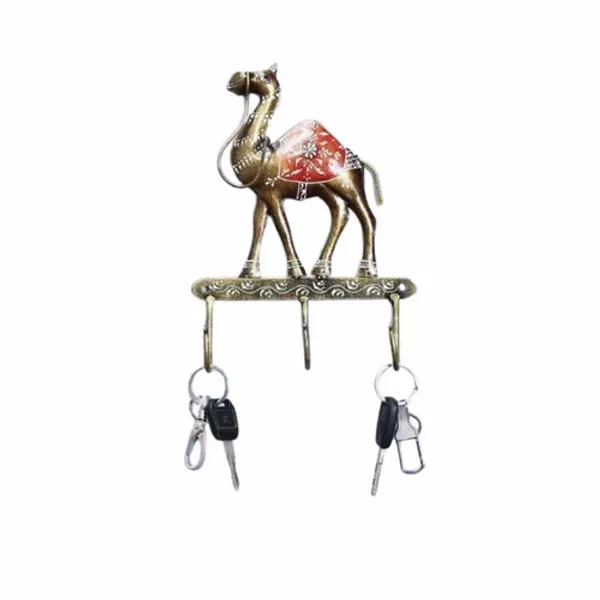 Decorative_Wall_Mounted_Metal_Camel_Key_Holder_|_Handcrafted_Key_Hanger_|_Artistic_Home_&_Entryway_Wall_Decor_Organizer