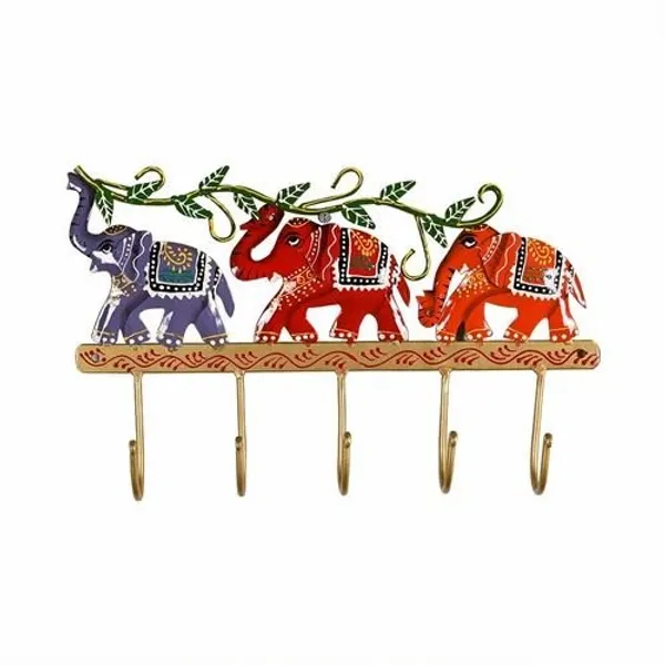 Decorative_Metal_Elephant_Key_Holder_|_Handcrafted_Wall_Mounted_Key_Organizer_|_Elegant_Home_&_Living_Room_Decor_Accent