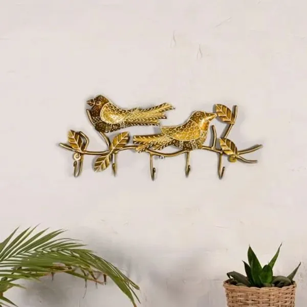 Metal_2_Bird_Key_Holder_|_Handcrafted_Decorative_Wall_Key_Hanger_|_Artistic_Home_&_Entryway_Wall_Decor_Organizer