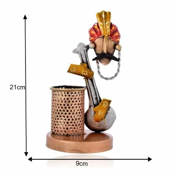 Metal_Guitar_Pen_Holder_|_Handcrafted_Musical_Theme_Desk_Organizer_|_Artistic_Table_Decor_for_Home_&_Office