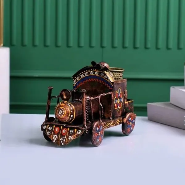 Printed_Engine_Pen_Stand_|_Handcrafted_Metal_Desk_Organizer_|_Decorative_Stationery_Holder_for_Home_&_Office_Table