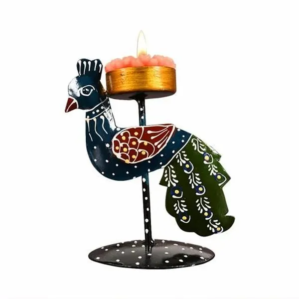 Metal_Peacock_T_Lite_Holder_for_Decoration_|_Elegant_Tealight_Candle_Stand_for_Living_Room_&_Gifting