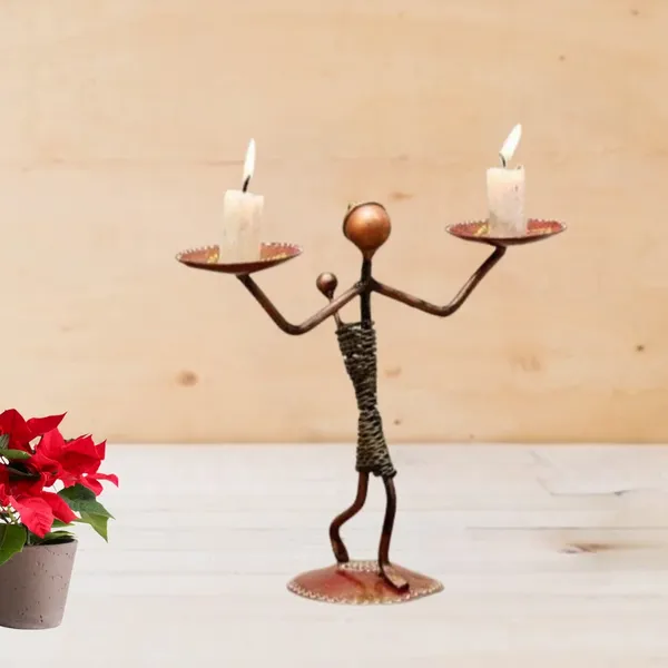 Antique_Golden_Metal_Lady_Baby_Candle_Holder_for_Table_|_Handcrafted_Tealight_Stand_for_Home_&_Office_Decor