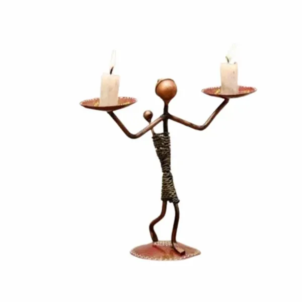 Antique_Golden_Metal_Lady_Baby_Candle_Holder_for_Table_|_Handcrafted_Tealight_Stand_for_Home_&_Office_Decor